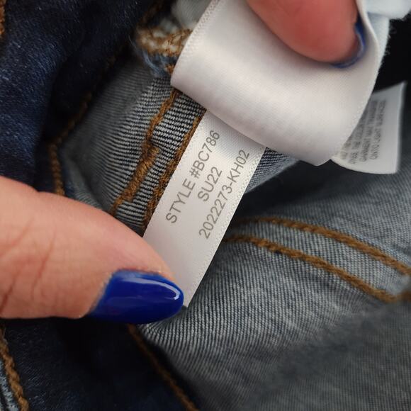 J. Crew Factory Curvy High Rise Skinny Jeans Medium Wash Stretch Denim 28 - Picture 10 of 11